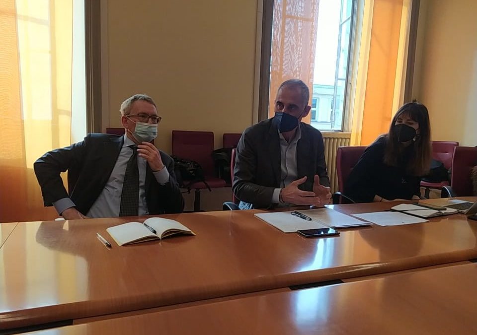 Incontro Assessore Tresso con delegazione delle comunità stranieri di Torino il 01 marzo 2022.