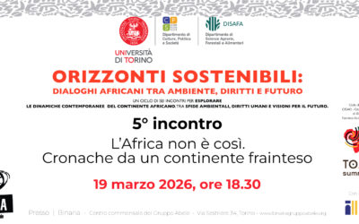 Panafricando-Aps  informa dell’ evento ‘ORIZZONTI SOSTENIBILI: “L’AFRICA NON E’ COSI’. CRONACHE DA UN CONTINENTE FRAINTESO”