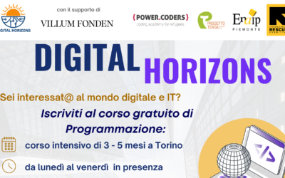 Panafricando-Aps – informa del corso di formazione programmatori per giovani migranti (DIGITAL HORIZONS)